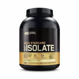 Optimum Nutrition GOLD STANDARD® 100% Isolate Rich Vanilla 2.91 lb (44 Servings) Greece | 63IATCMBE